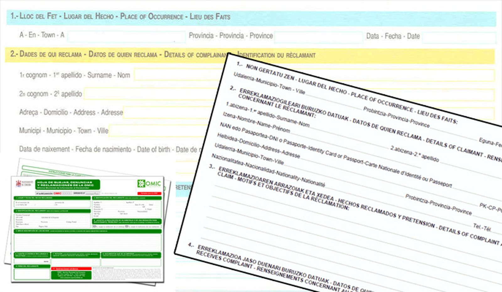 dudas poner reclamacion