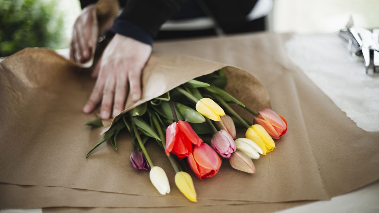 ramos de tulipanes para san valentin