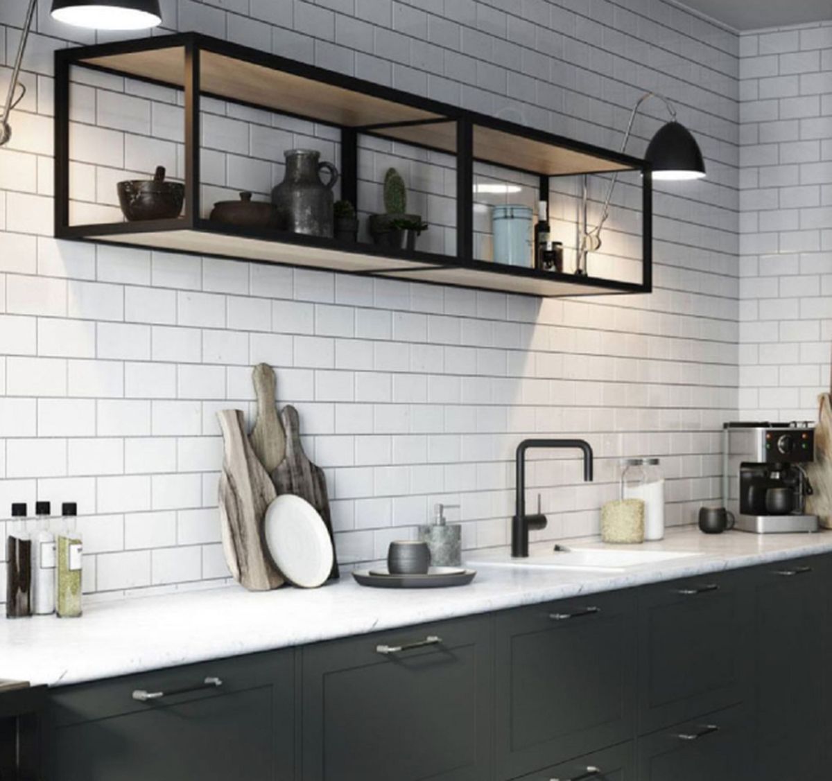 Grifería negra nueva tendencia para renovar la cocina 2