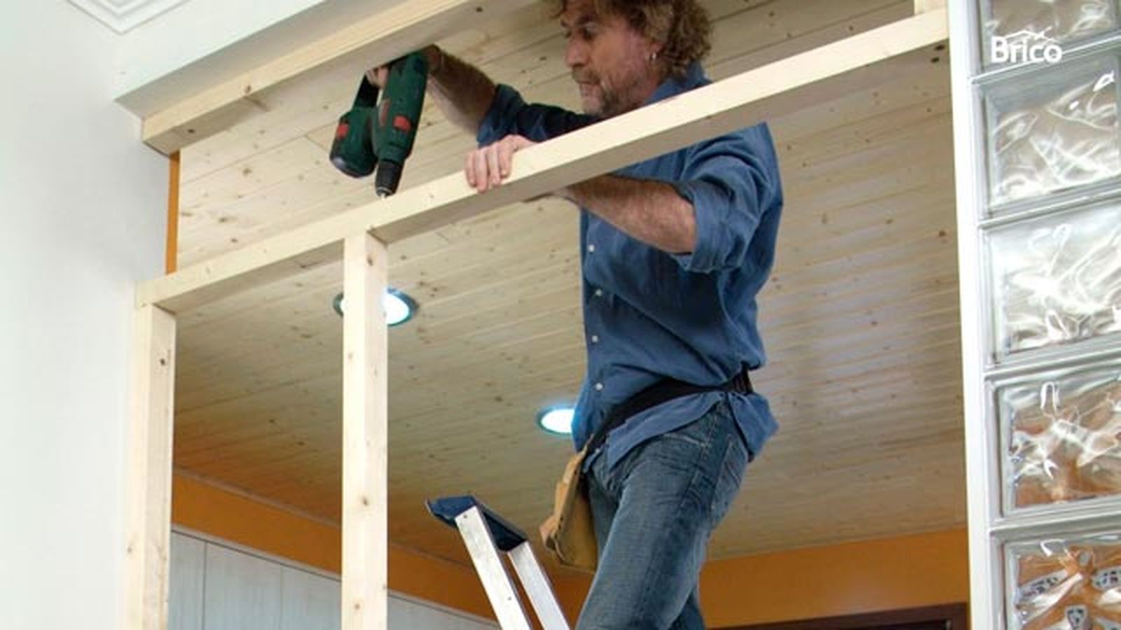 Tabique de madera paso 10