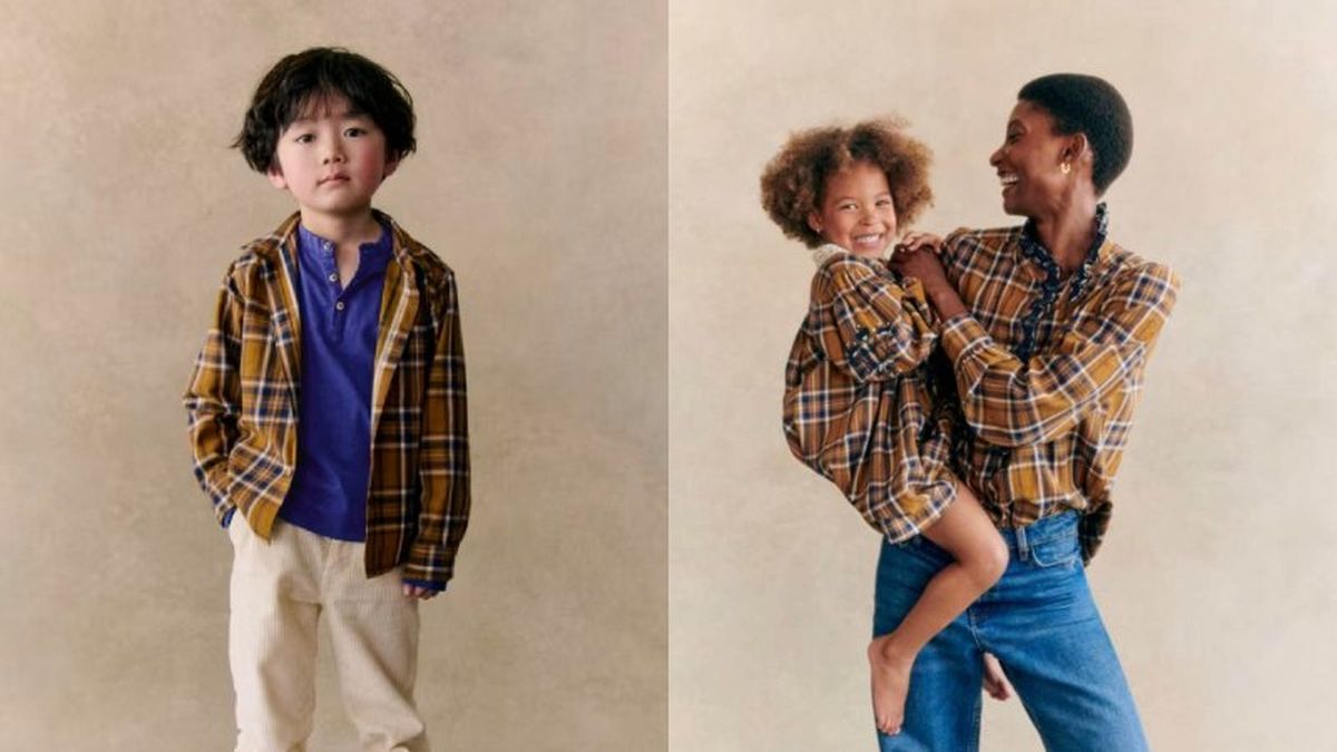 Puedes compartir el estampado de tus prendas con tus hijos