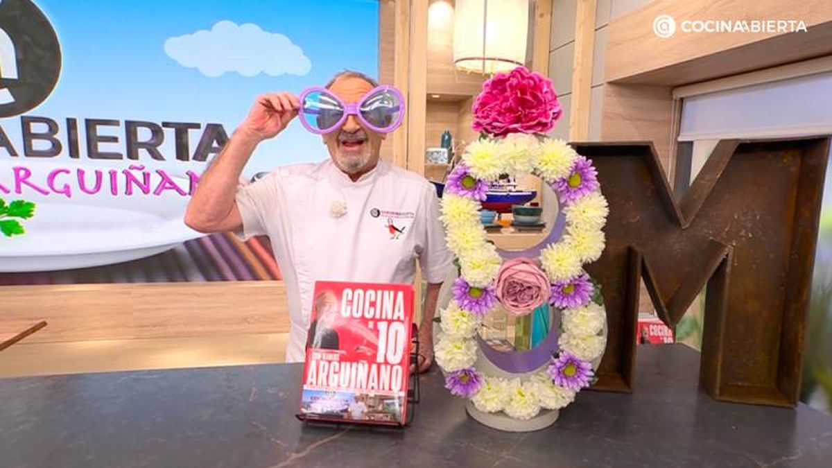 Karlos Arguiñano con gafas el 8M