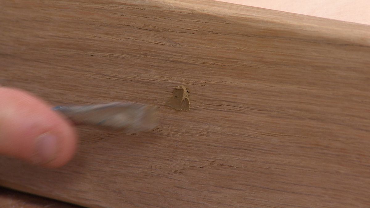 Mesa con revestimiento porcelánico paso 5