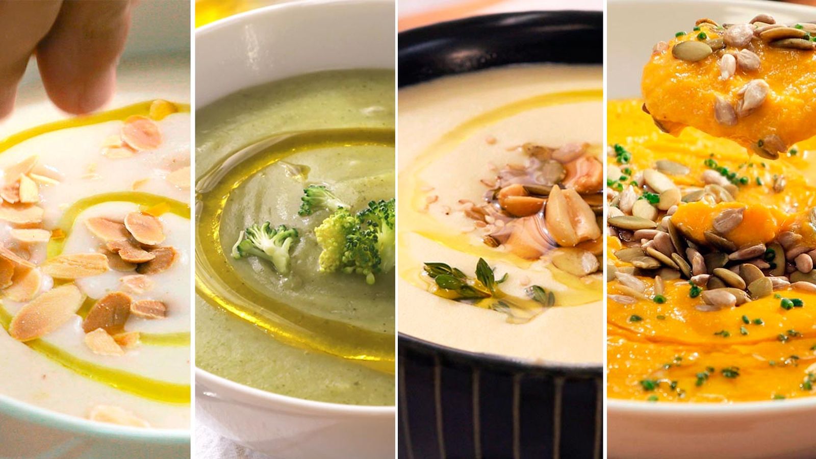 Cremas de verduras para cenar ligero