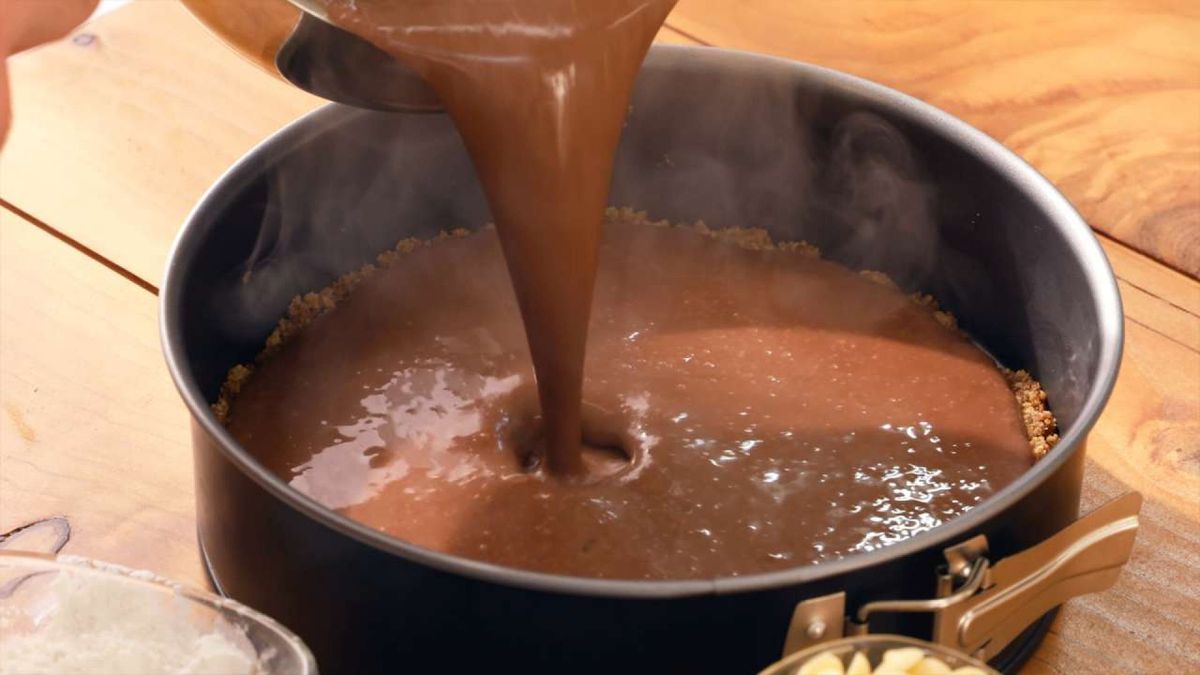 tarta tres chocolates  paso 2