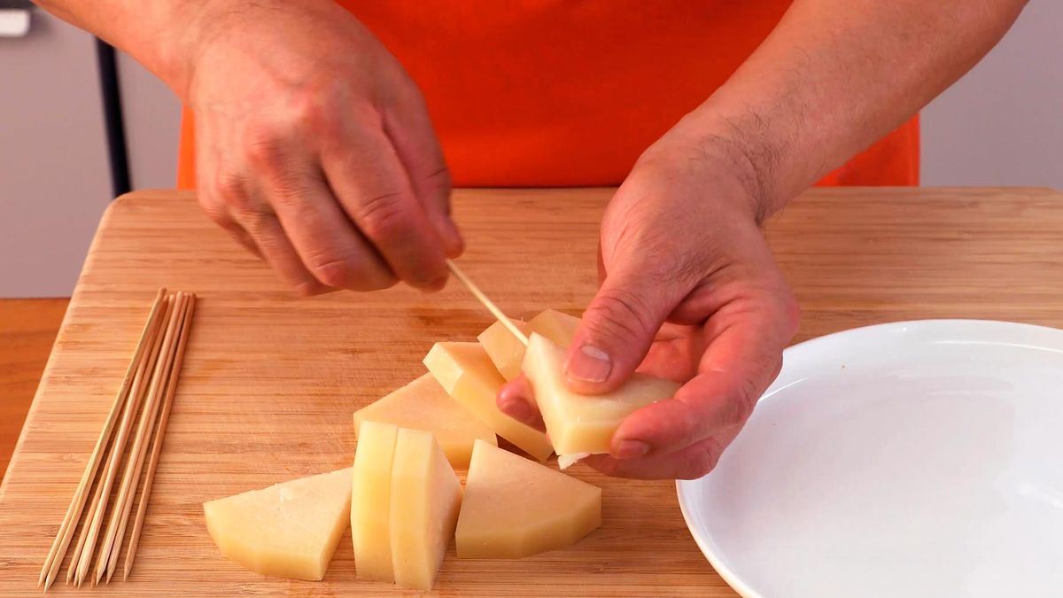 Recetas de piruletas de queso   paso 1