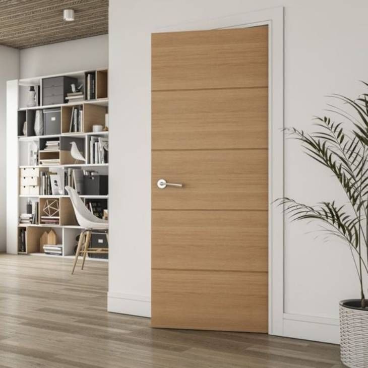 salon puertas roble muebles blancos 2
