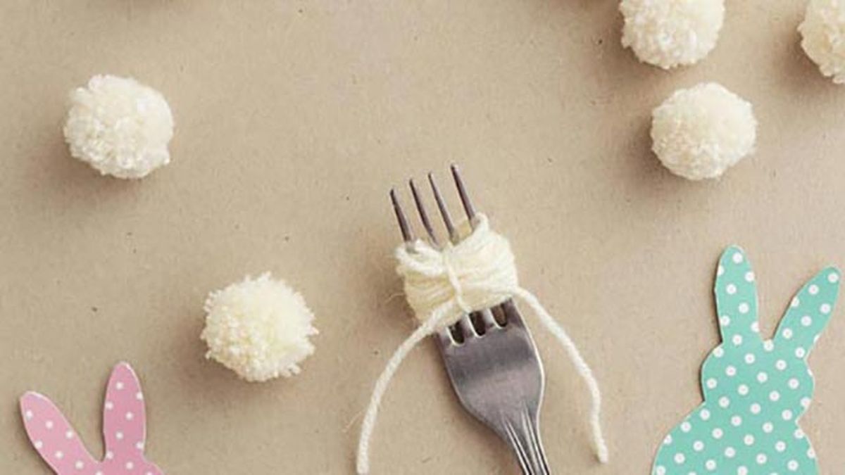 Hacer una guirnalda decorativa de Pascua paso 1