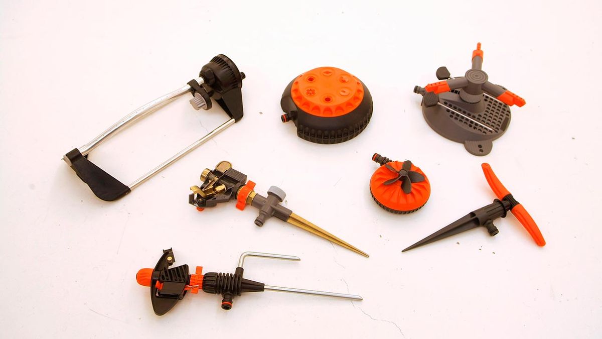 Aspersores para regar el jardín paso 1