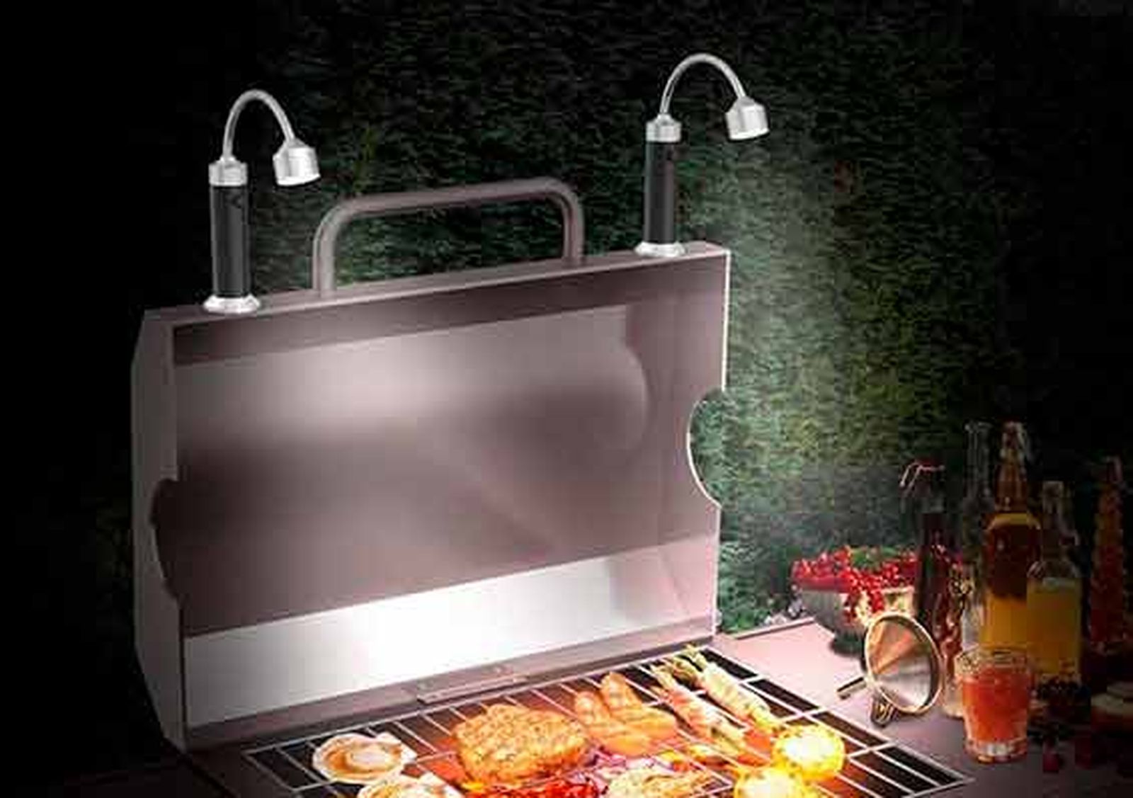 accesorios para barbacoa, luces de exterior