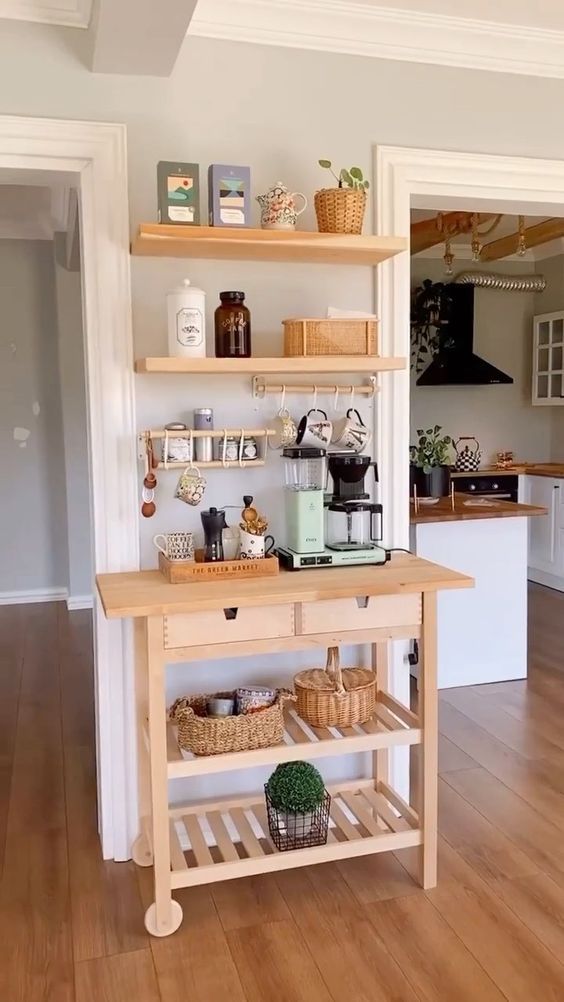 1.coffee corner rustico sencillo pinterest