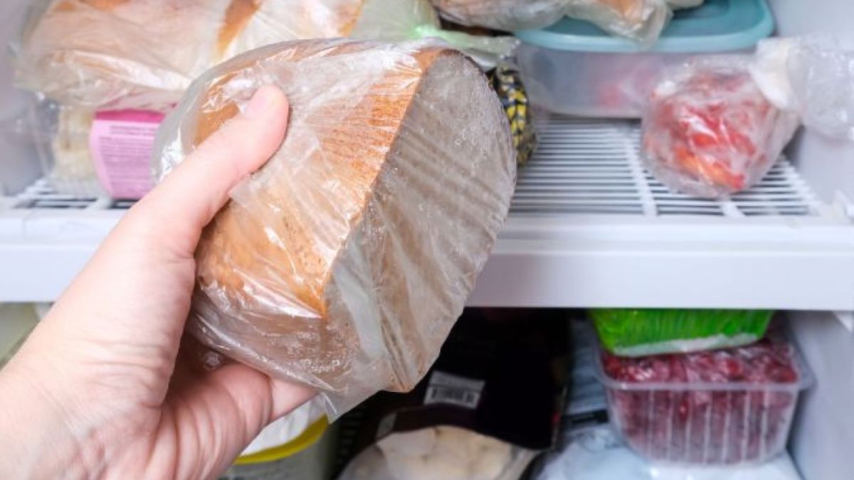 Congelar el pan en bolsas