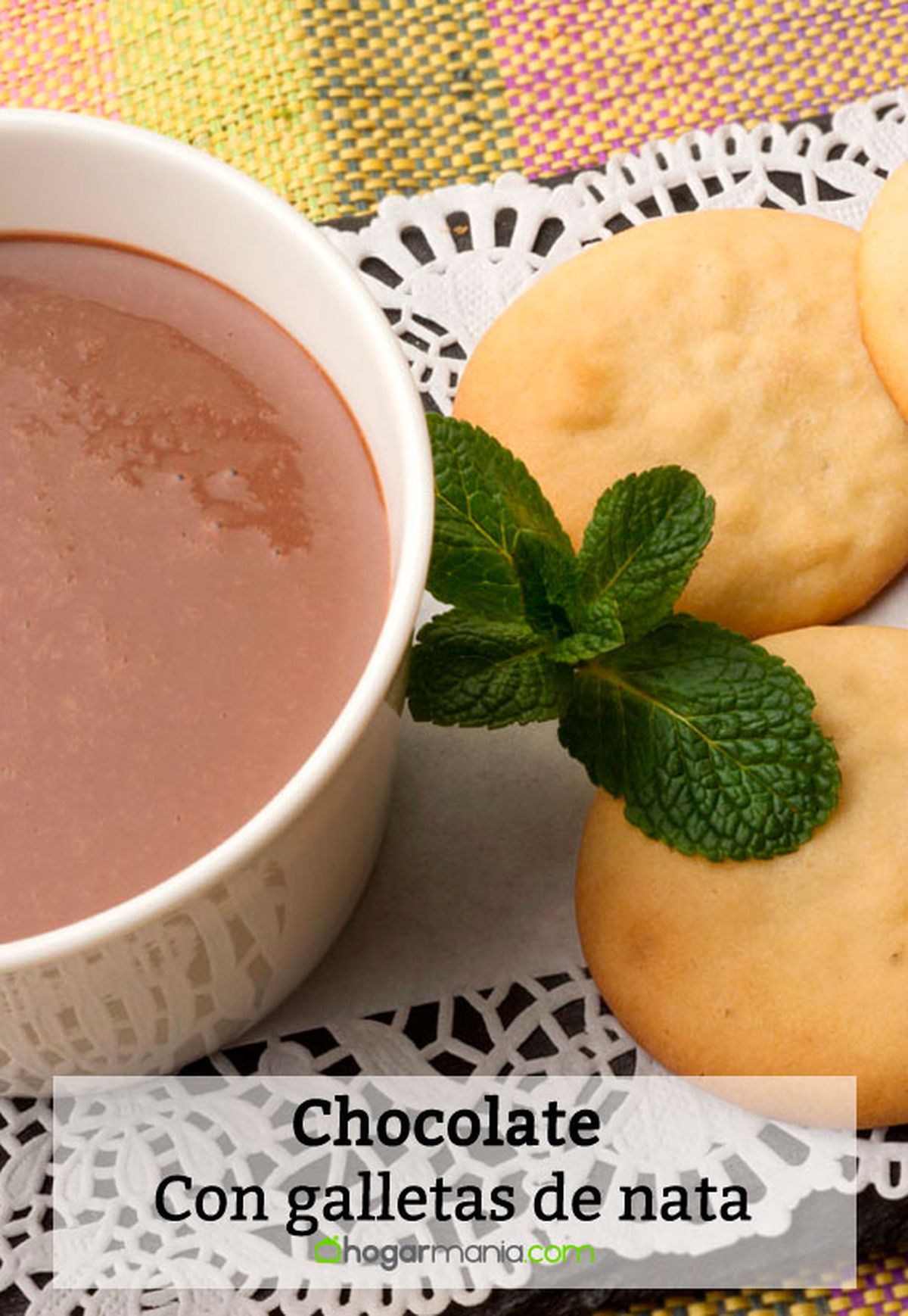 chocolate con galletas de nata pin