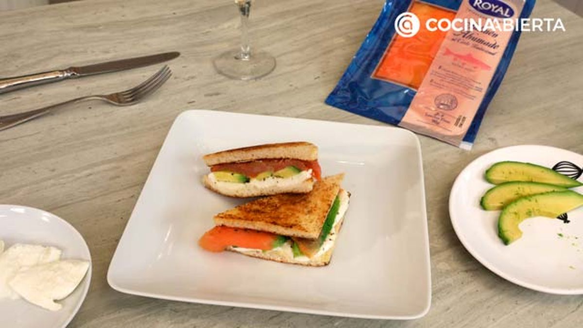 sandwich salmon pres