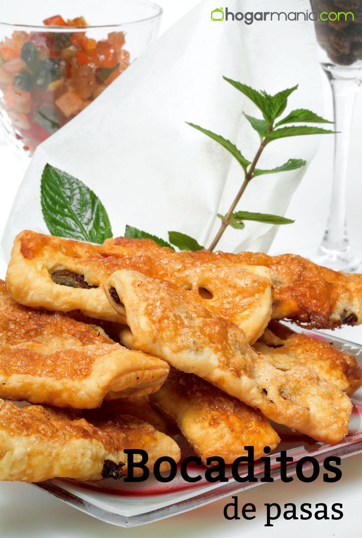bocaditos pasas receta