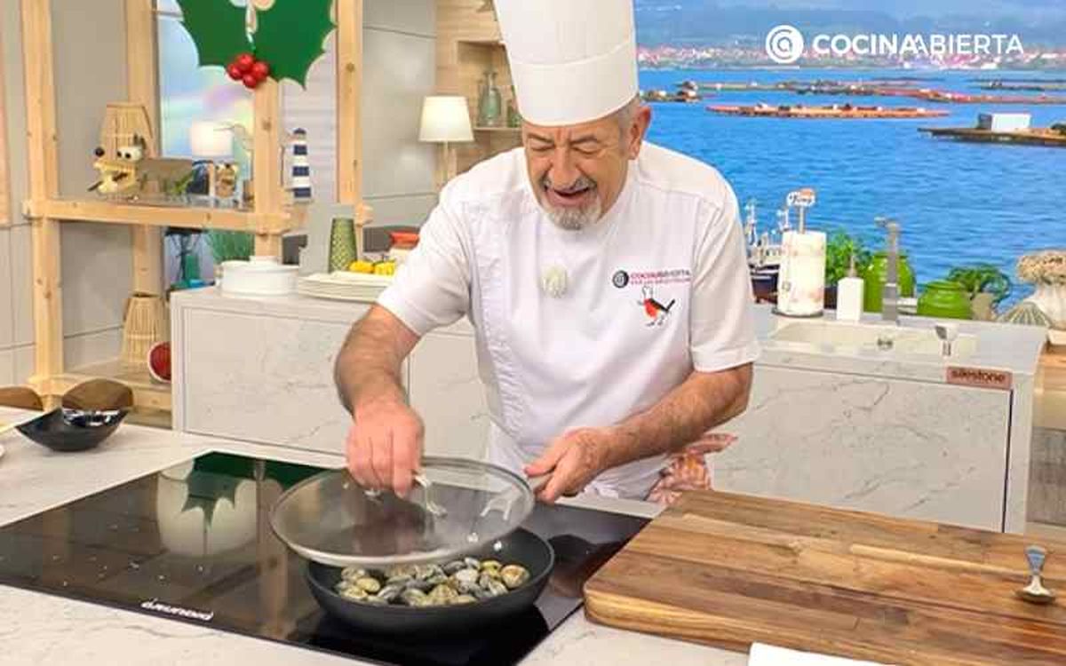 Cocina las almejas hasta que se abran