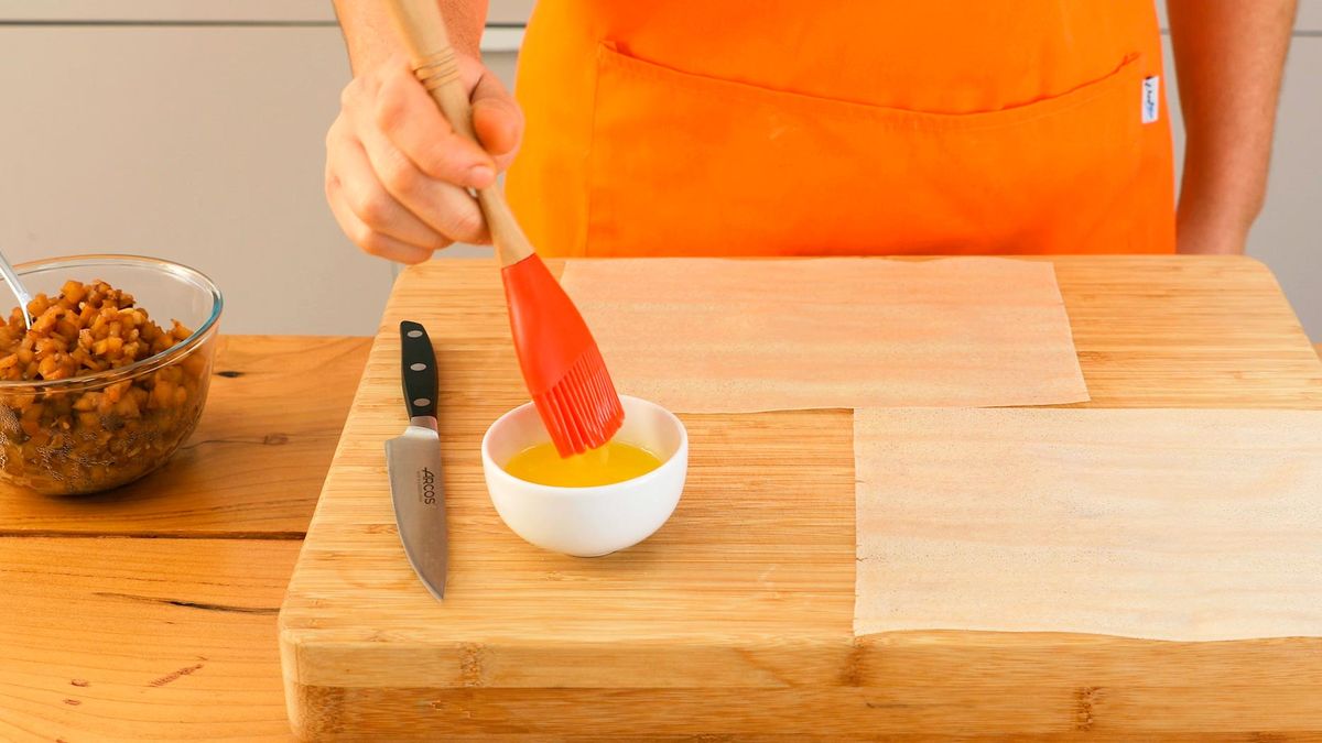 Receta de strudel de manzana   Paso 4