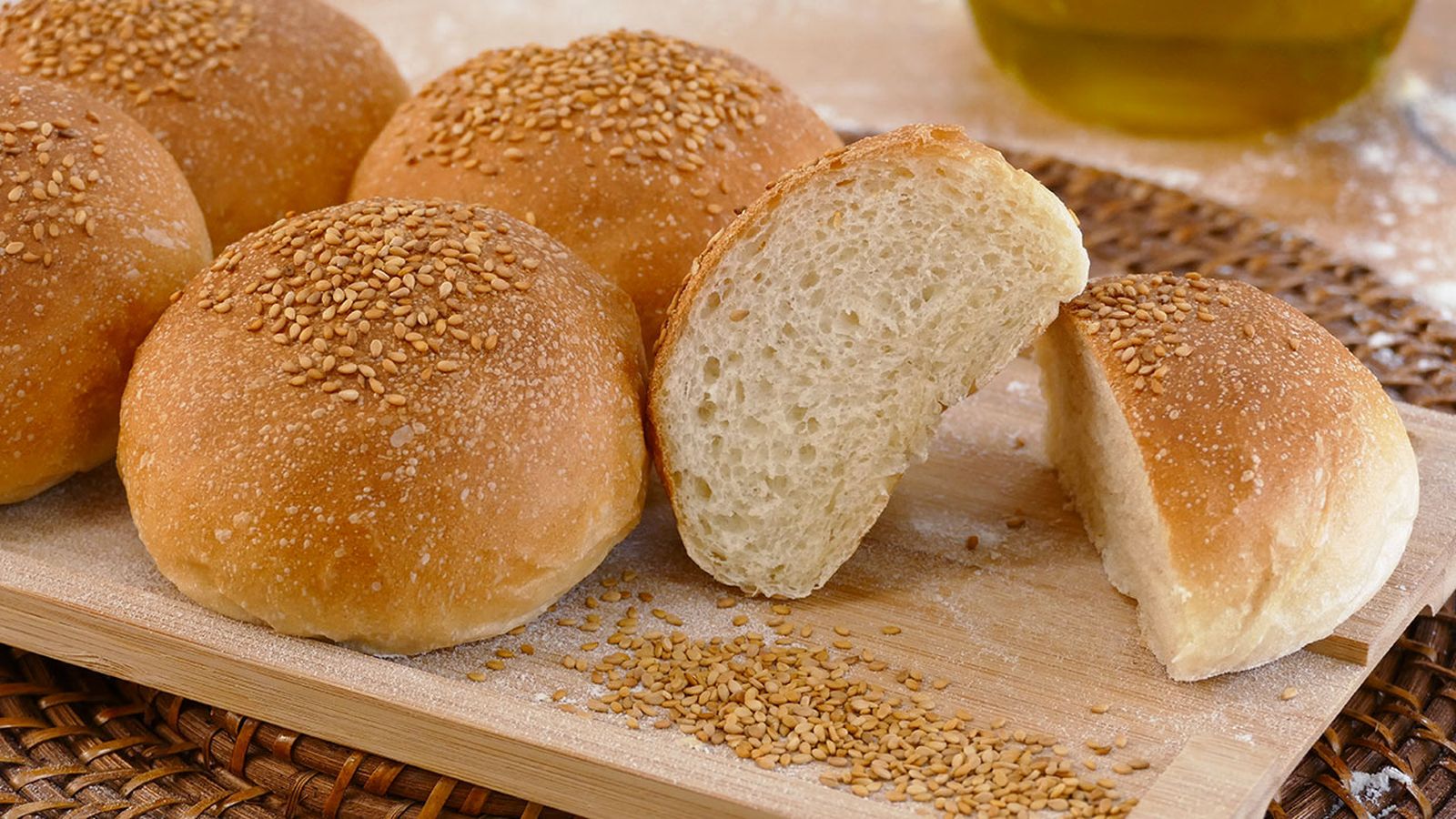 Receta de pan de hamburguesa casero