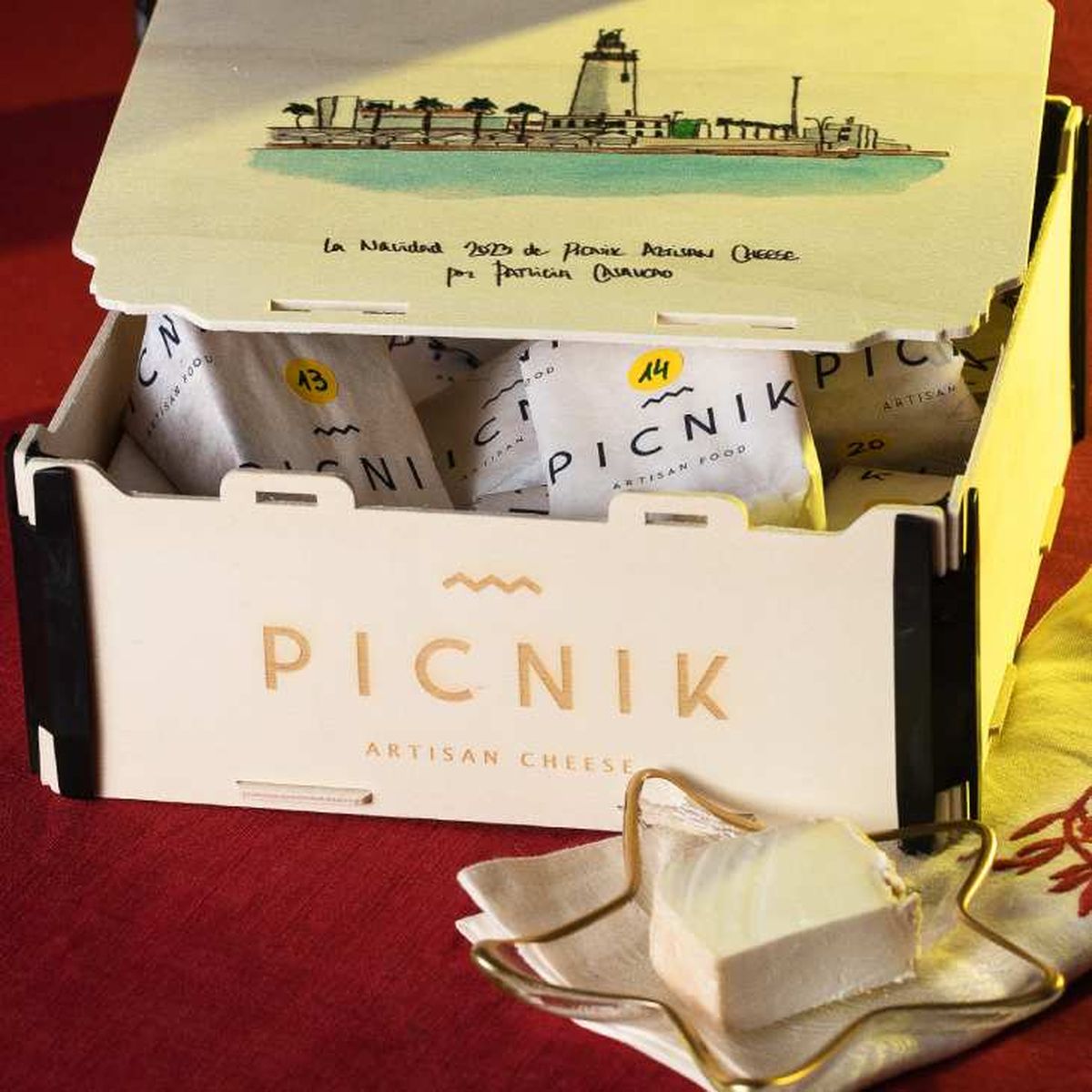 calendario de adviento quesos regalo de navidad