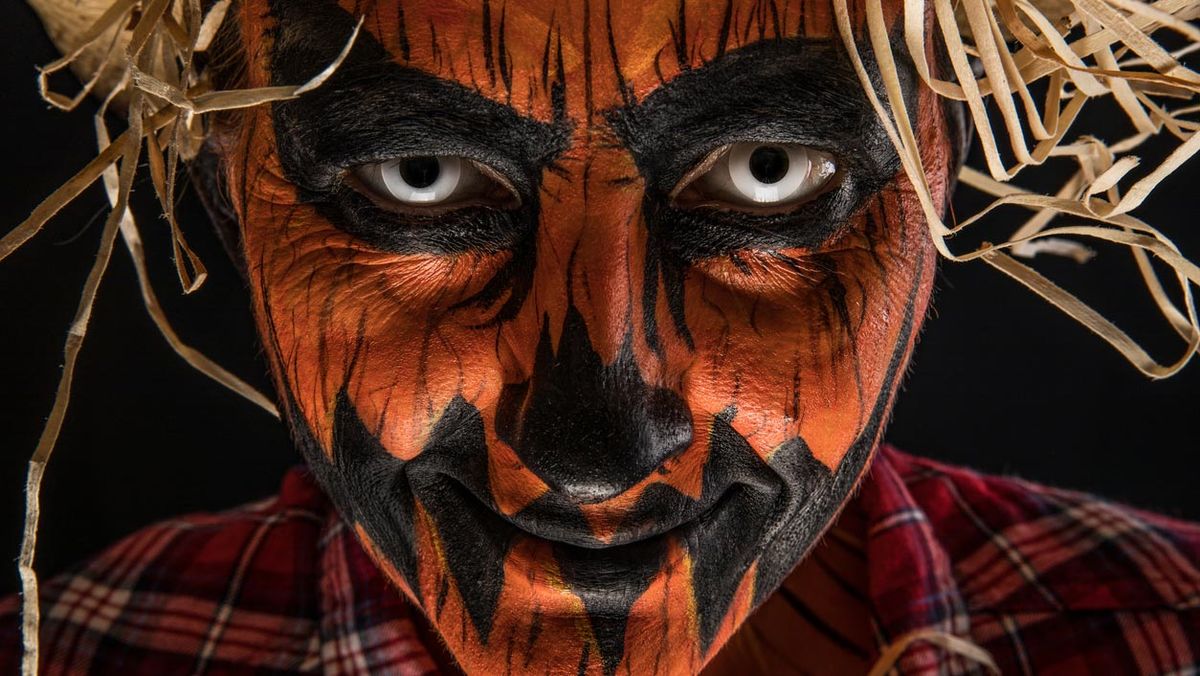 maquillaje calabaza halloween lentillas