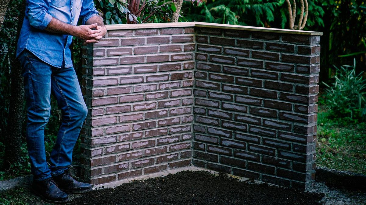 Cómo hacer un muro con ladrillo caravista paso 9