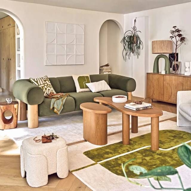 sofa phoenix verde maisons du monde