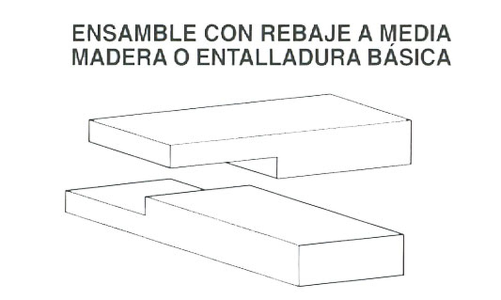 ensamblaje rebaje basica
