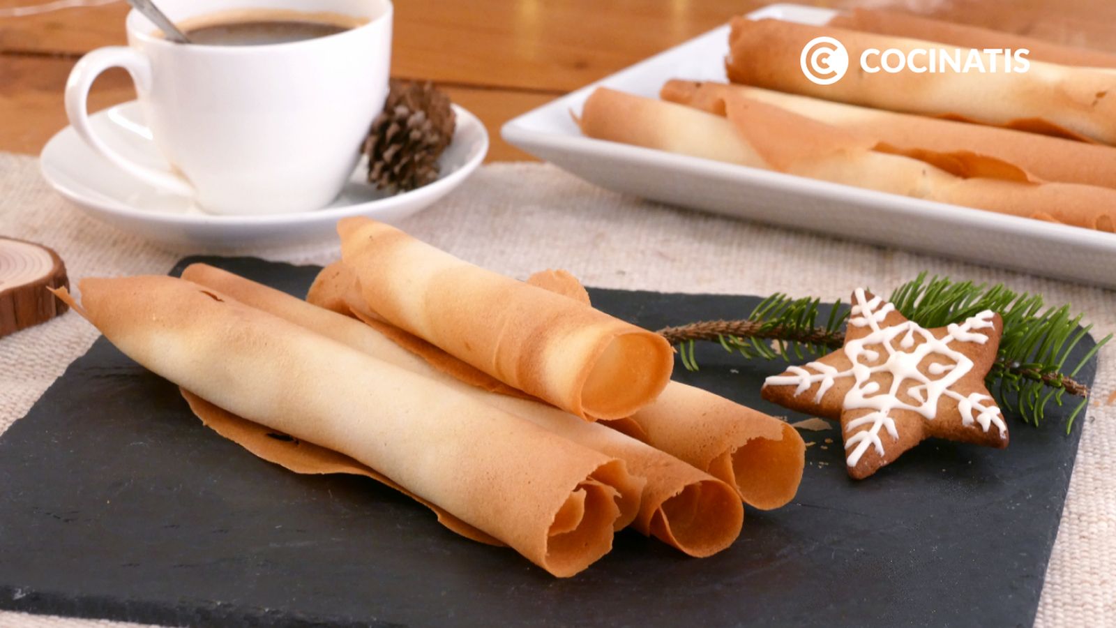 Receta de barquillos caseros