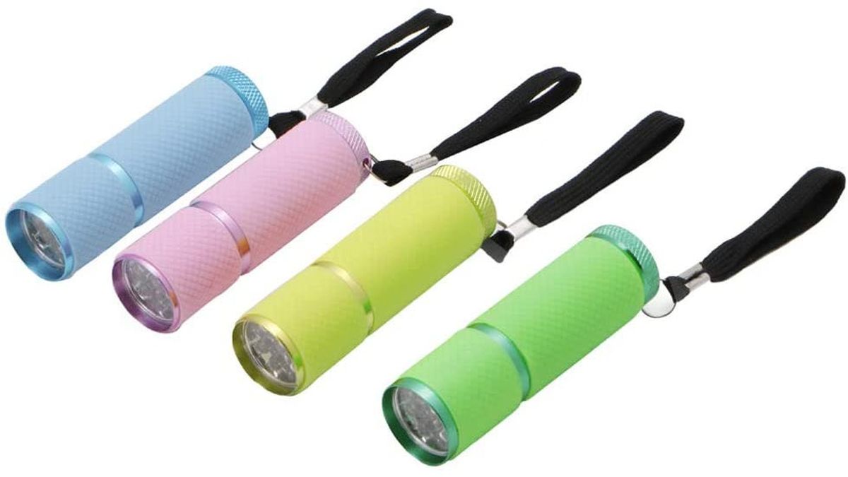 linternas luz uv secar resina