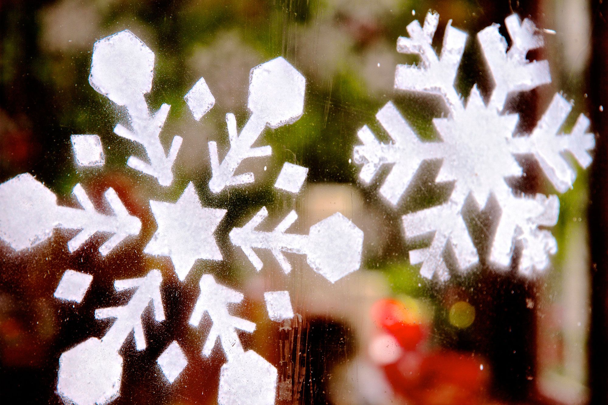 Adornos navideños para el exterior   ventanas