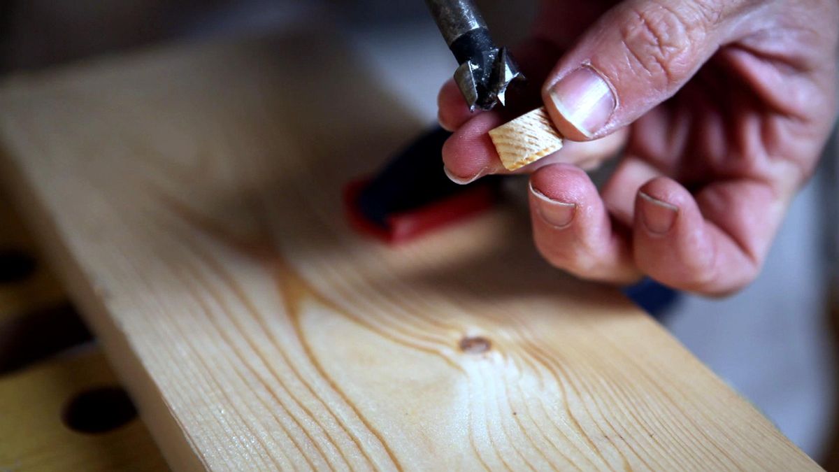 Tapones embellecedores de madera paso 8