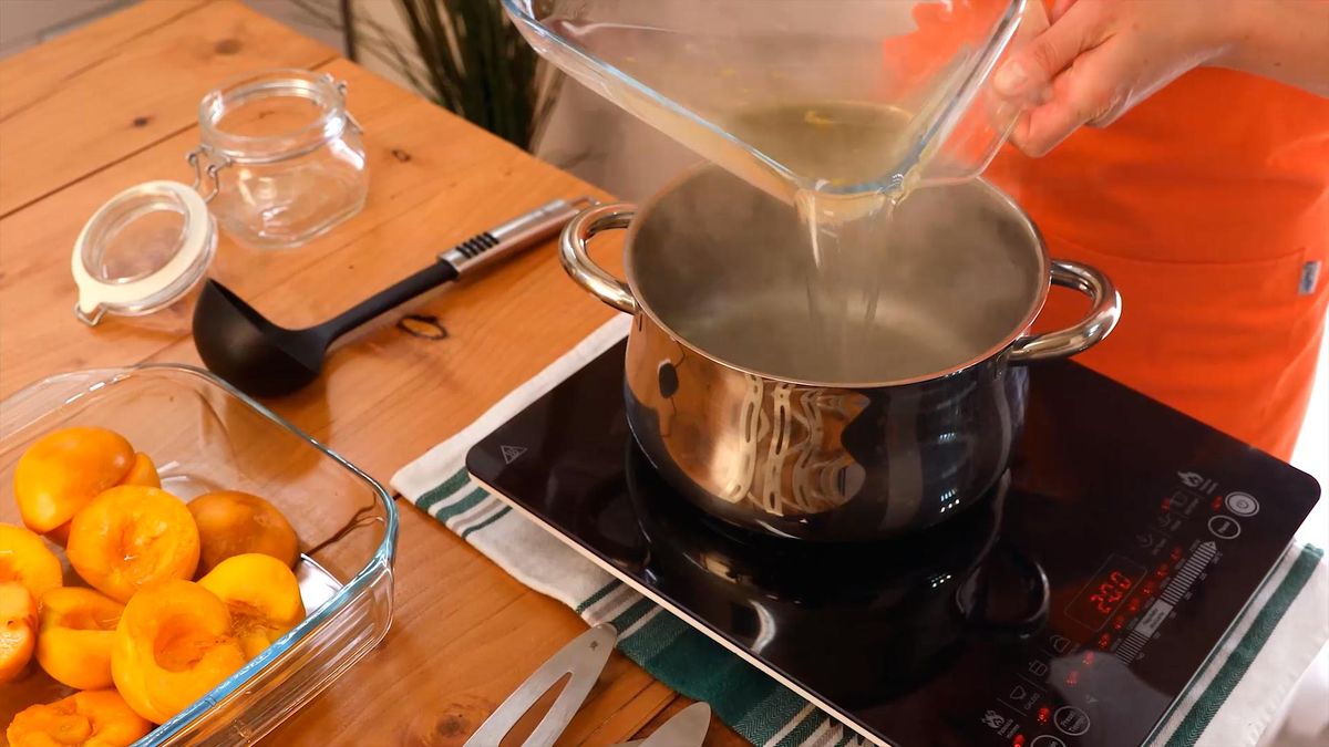 Cómo hacer melocotón en almíbar casero   paso 4