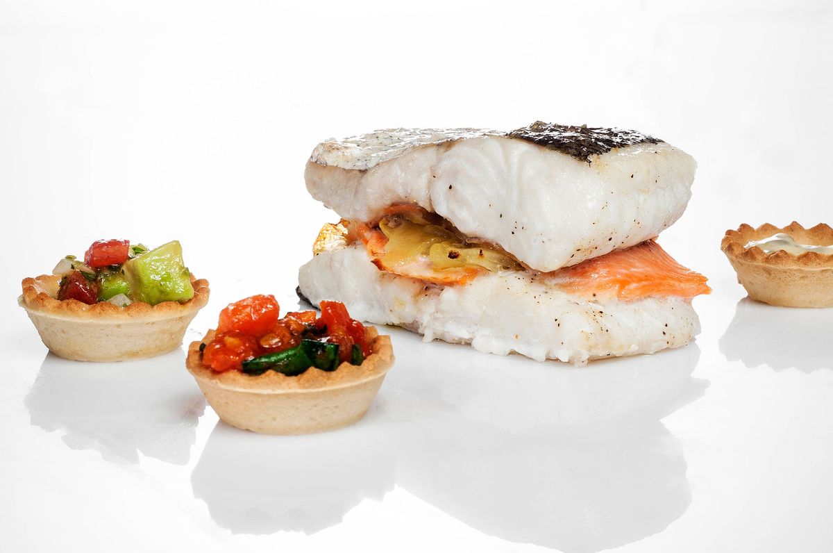 Merluza rellena de tres salsas de Eva Arguiñano   Hoy cocinas tu