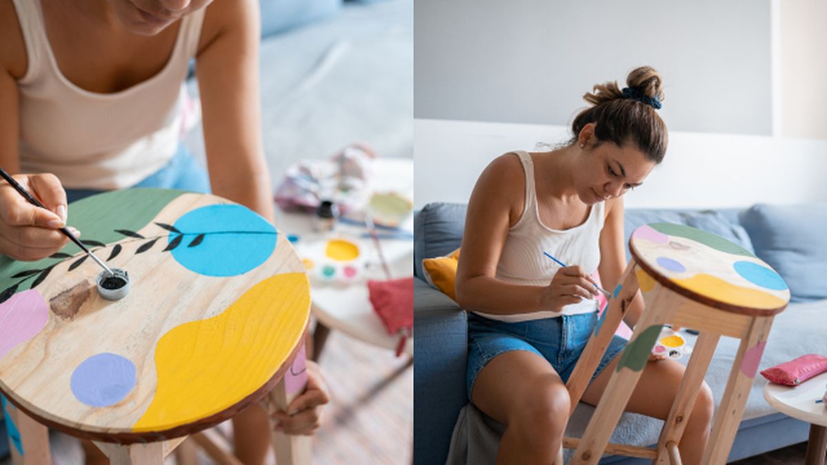 idea bonita pintar banqueta