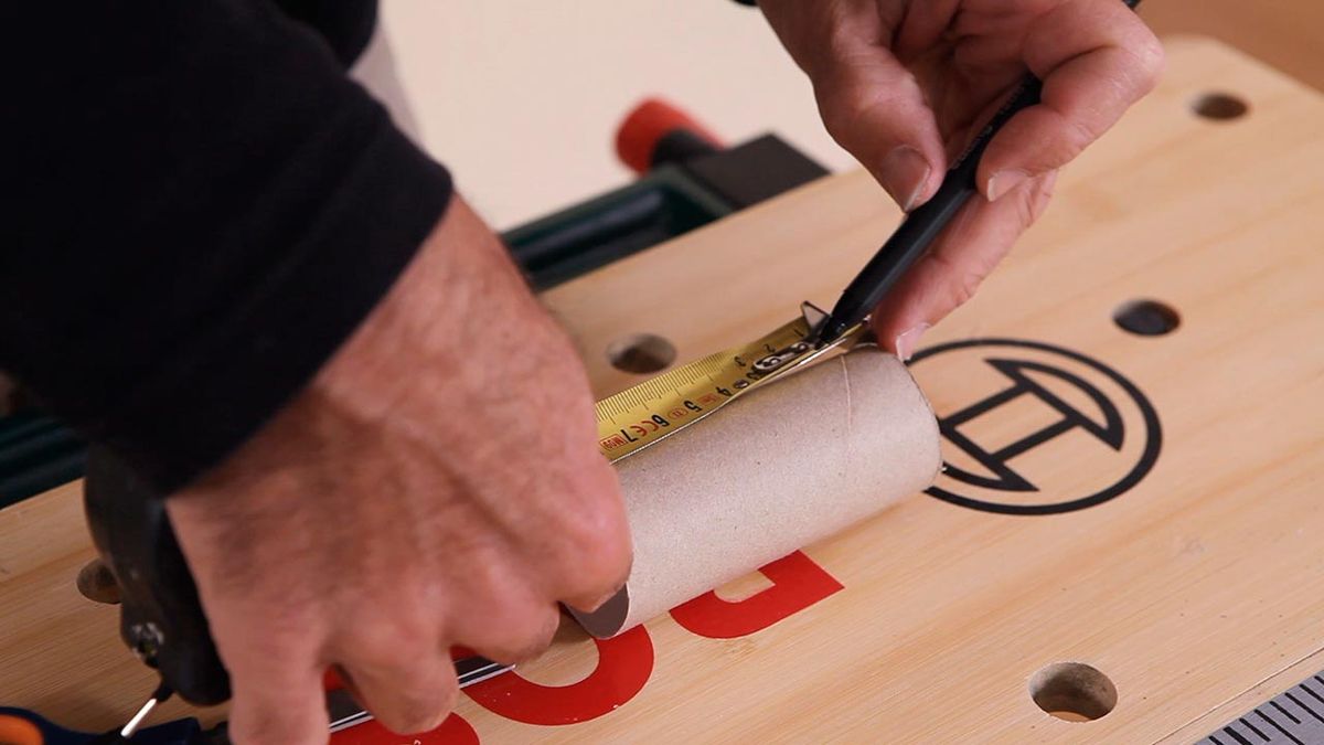 Hacer servilleteros de cuerda paso 1