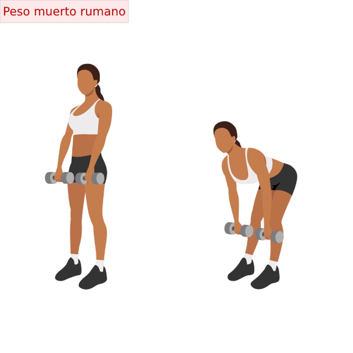 5 ejercicios para fortalecer gluteos con peso peso muerto