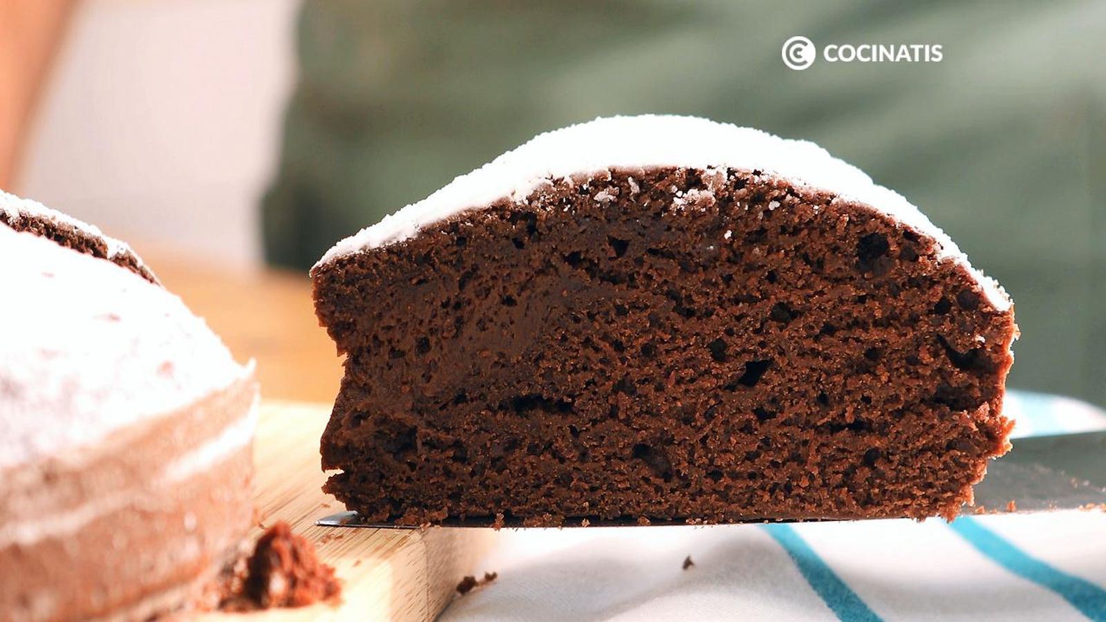 Bizcocho de chocolate vegano