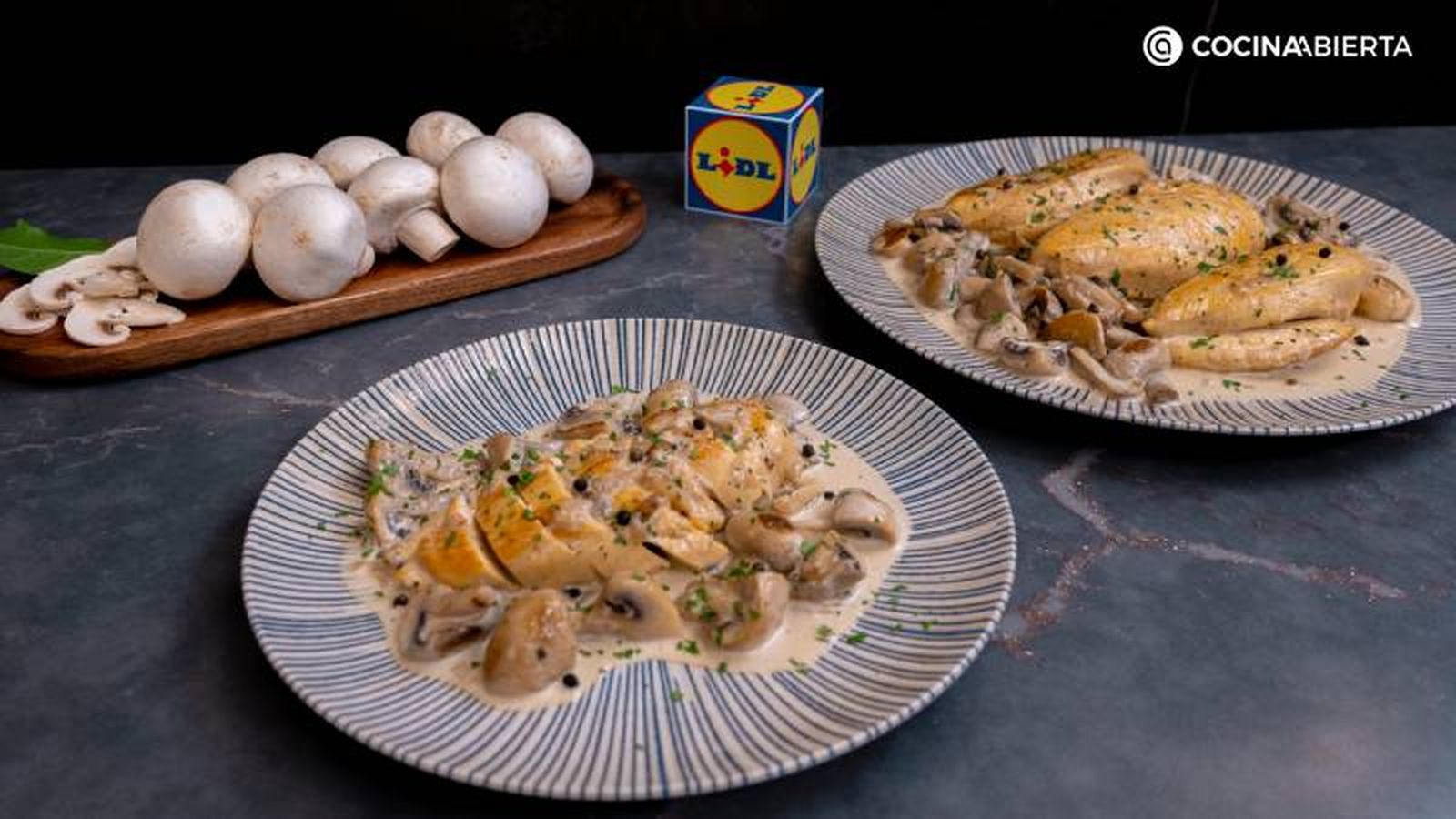pollo con champinones y nata receta paso5