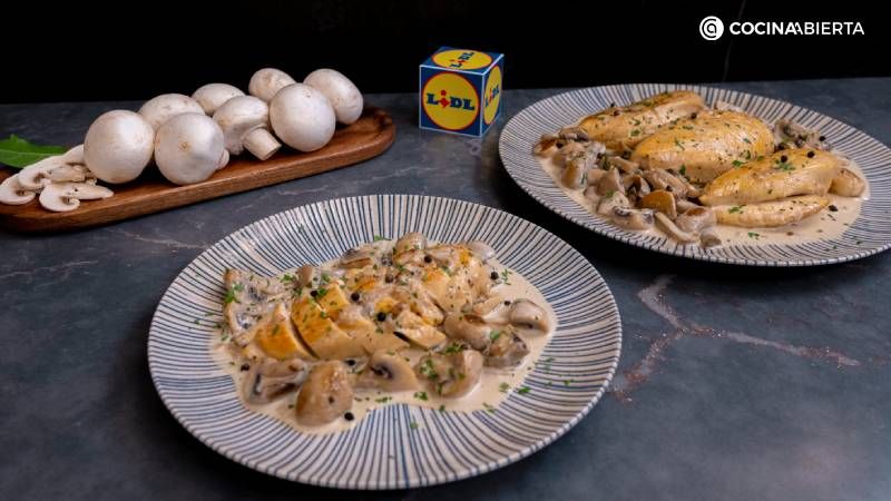 pollo con champinones y nata receta paso5