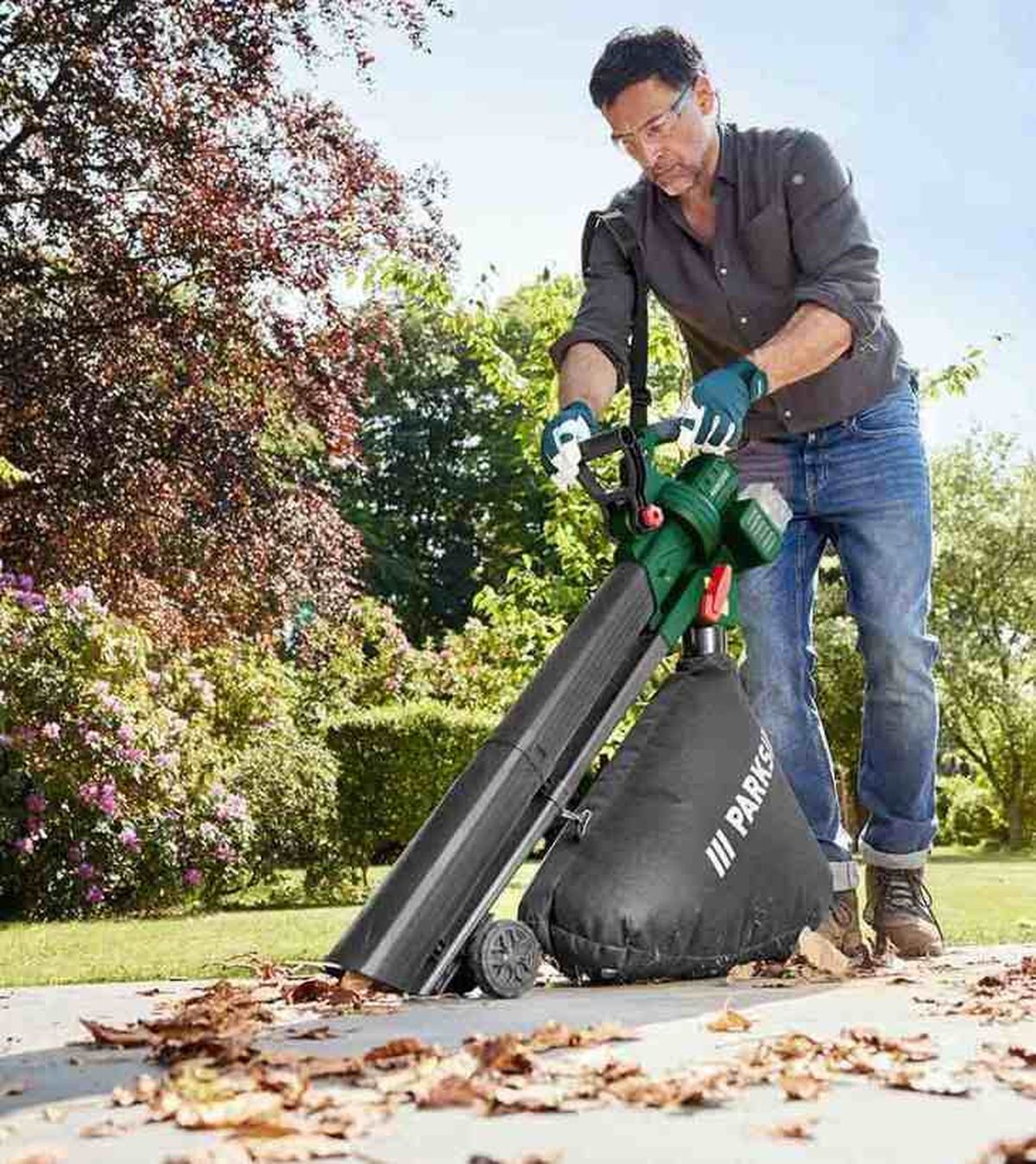 aspirador de hojas recargable 40 v lidl