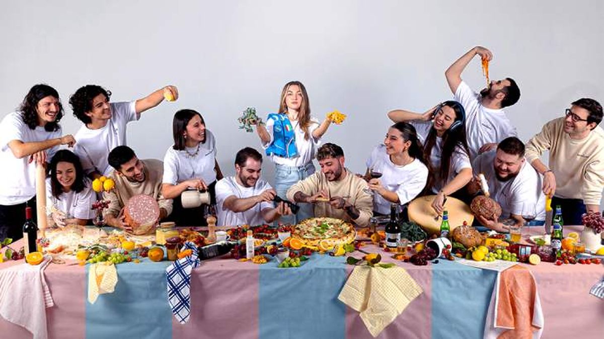 El equipo de la pizzería Baldoria, en Madrid