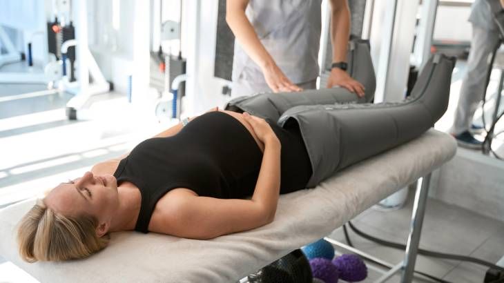 tecnica presoterapia piernas