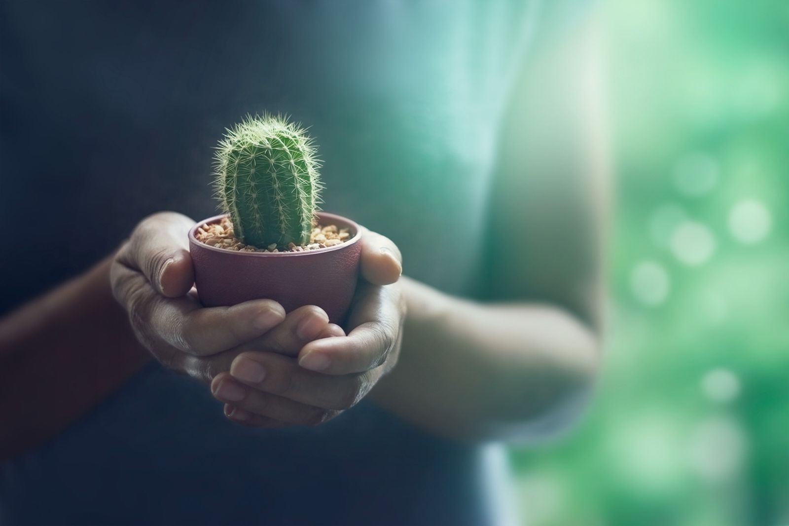 planta cactus pequeno