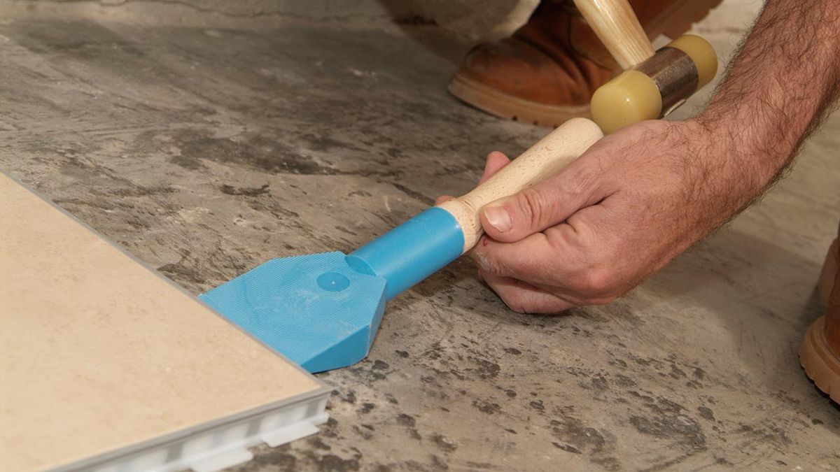 Revestir suelo con gres sin obra paso 7