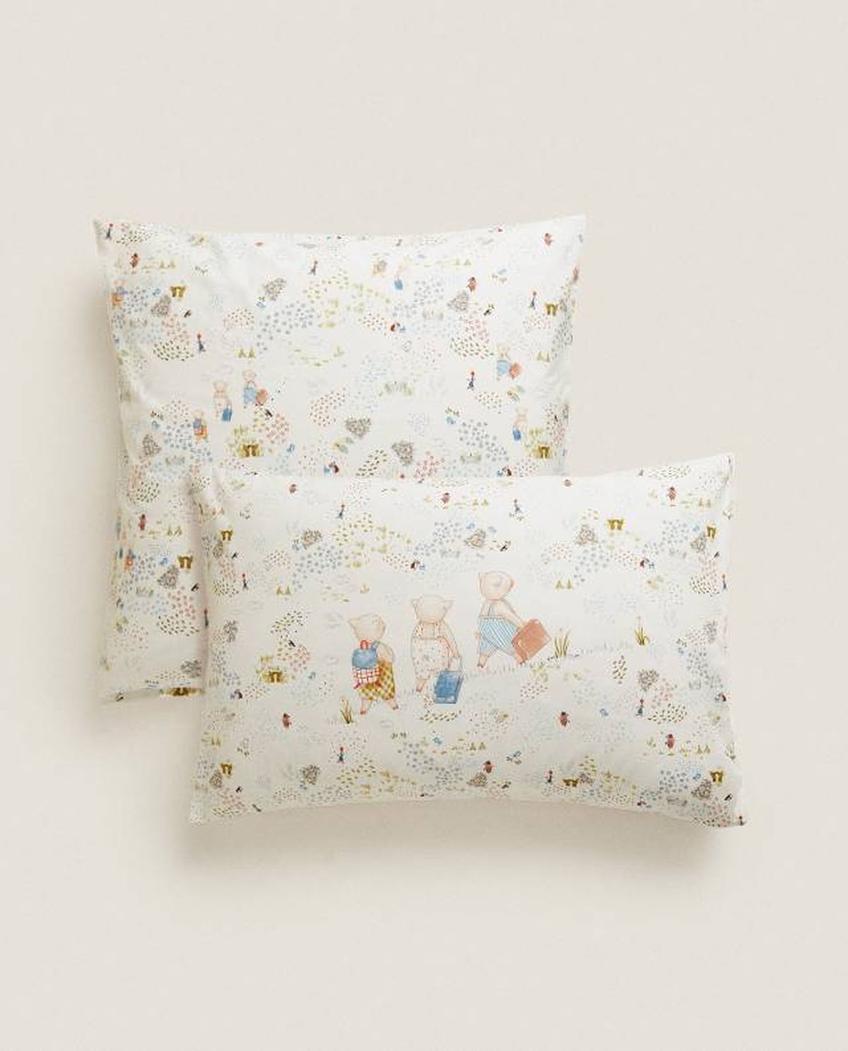 fundas almohada tres cerditos