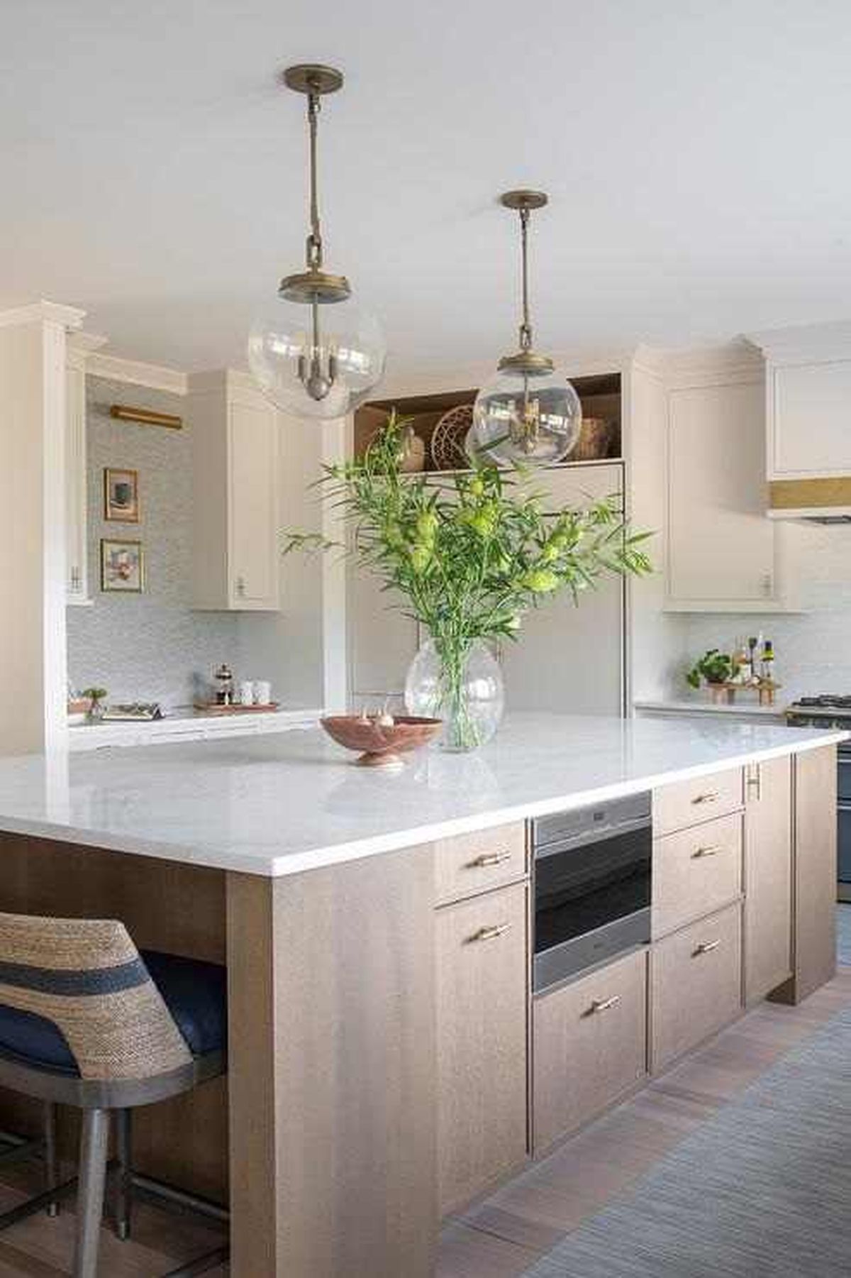 Colocar el microondas en una isla