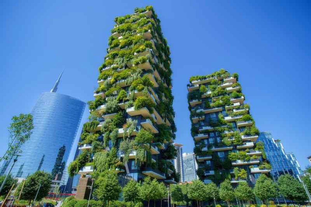 Bosco Verticale, dos torres sostenibles en Milán, Italia