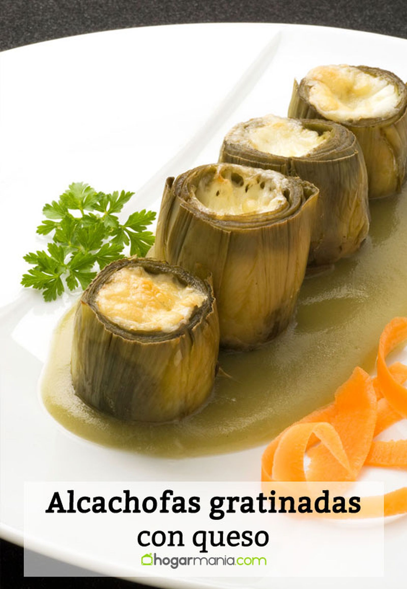 alcachofas gratinadas queso pin