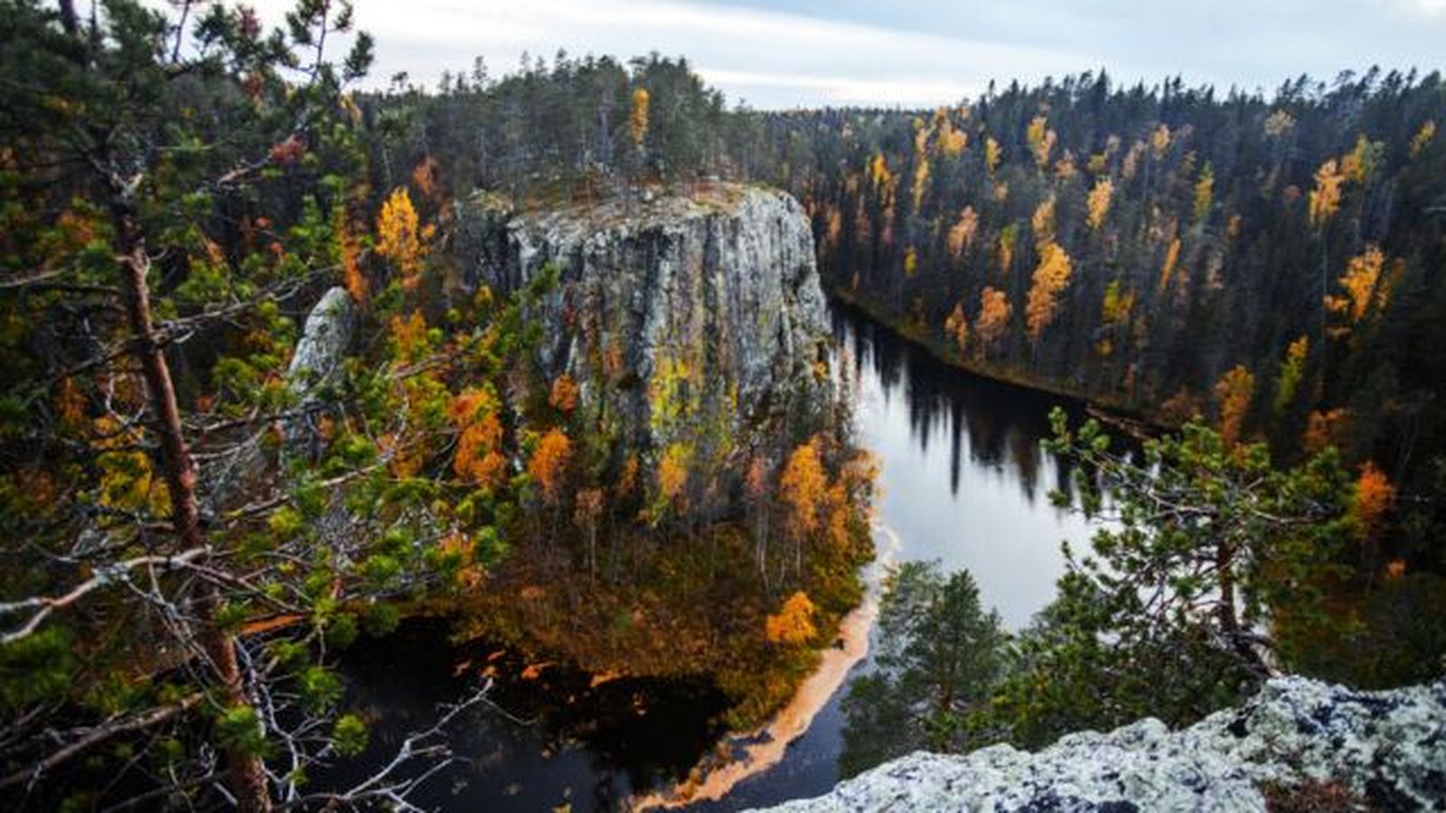 rio avento del parque nacionalde oulanka