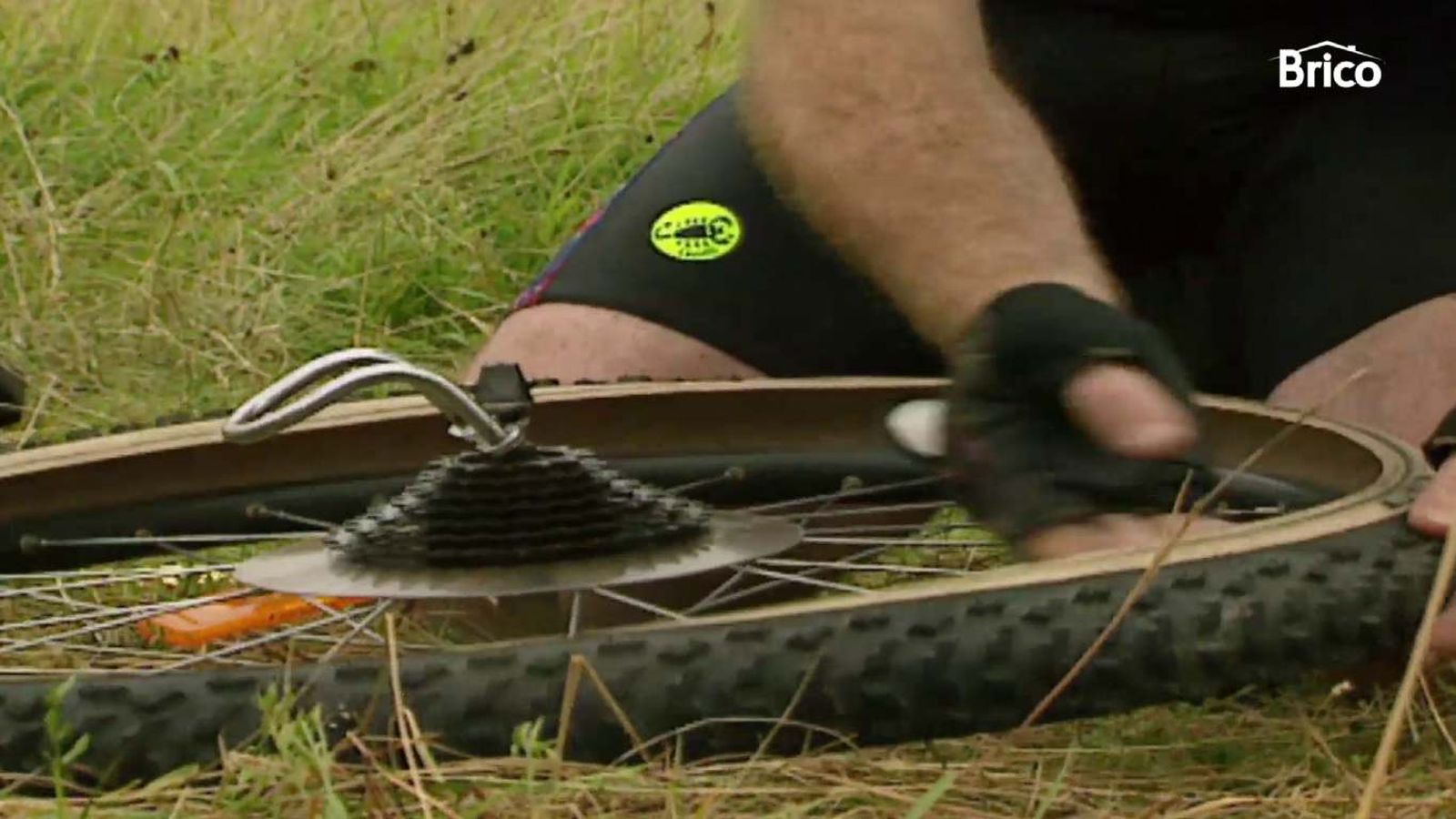 Una bicicleta pinchada